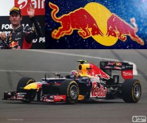 yapboz Mark Webber - Red Bull - 2012 Hint Grand Prix, sınıflandırılmış 3.